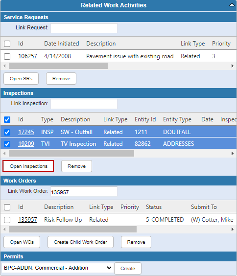 Open Multiple Work Activities